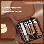 Premium Manicure And Pedicure Combo Set (7 Pcs Portable Nail Care Kit) প্রিমিয়াম ম্যানিকিউর অ্যান্ড পেডিকিউর সেট - Image 2