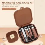 Premium Manicure And Pedicure Combo Set (7 Pcs Portable Nail Care Kit) প্রিমিয়াম ম্যানিকিউর অ্যান্ড পেডিকিউর সেট - Image 4